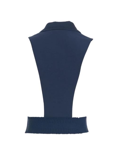 Gilet con collo a cravatta ELISABETTA FRANCHI | GL00251E2.DC8